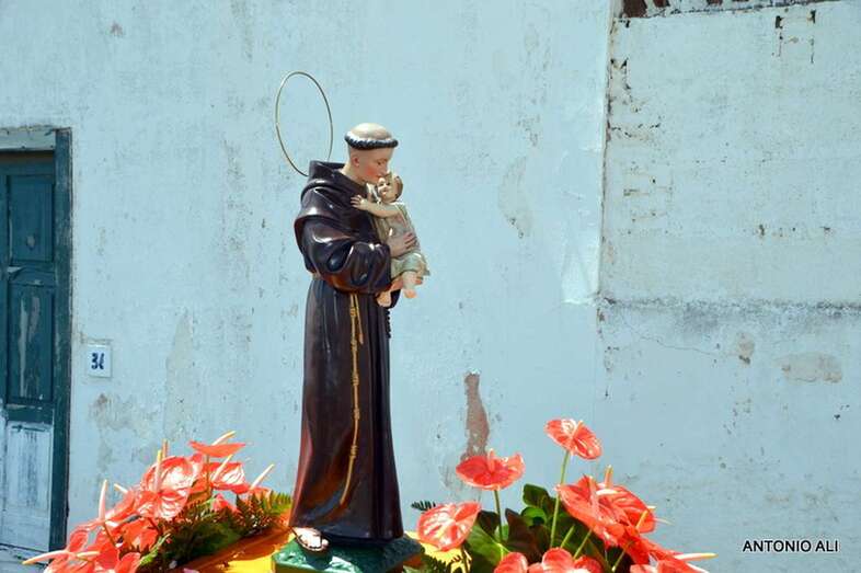 Imagen de San Antonio que se venera en el núcleo teldense (Foto TA)